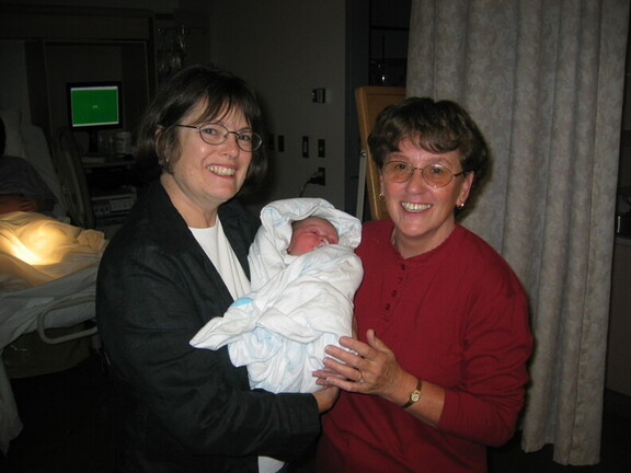 Catherine, Caleb, Henrietta (Sue's mom)