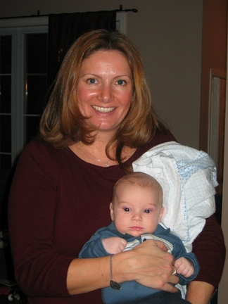 Kelly &amp; Caleb and the 96x112 quilt that I made them - Dec 3rd