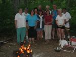 Sandbanks 2005 Group 
 Row 1: Donna,, Judi, Cathy, Linda, Susan Row 2: Dave J, Jenn, Gary, Dave (Le Chef and general Lackey for