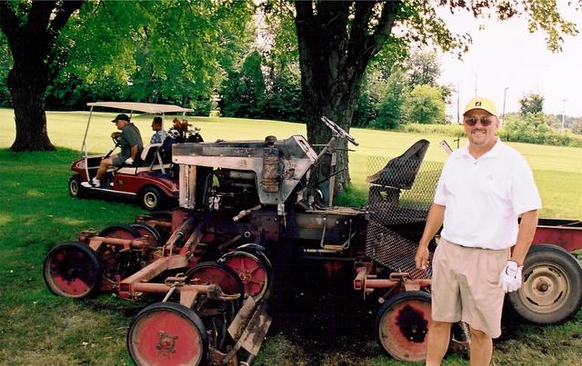 Howie Hawkins and suspect tractor