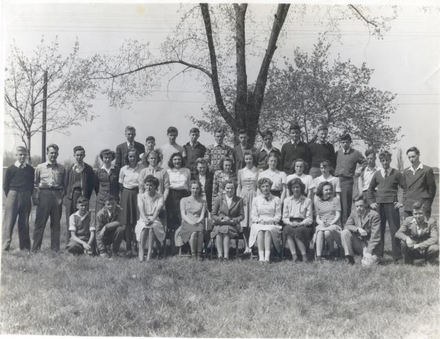 Grade 10 1943-44 Lachine High School  (JOHN GRANT)