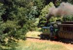 Aboard Puffing Billy Dandenongs Victoria Australia