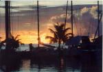 Sunset Raiatea marina again