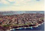 Sydney Harbour from a helicopter