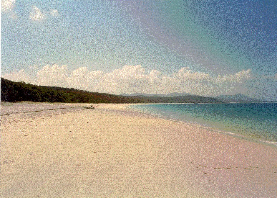 Whitehaven Beach, Whitsunday Is.