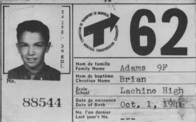 Did you have a bus pass?
Note the clever change in birthdate!