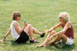 Andrea and Marion at the Sunday Picnic