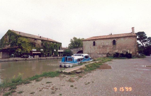 Our steed Canal du Midi at Le Somail