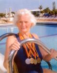 Masters Swim Champion Irene Adams 87yrs old