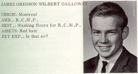 Jim Galloway's Grad Photo 1968