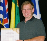 James Galloway receives 2002 Certificate of Achievement in Search and Rescue
