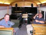 Dana George & Ken Thorpe enjoying Allan Hamer's mobile hospitality